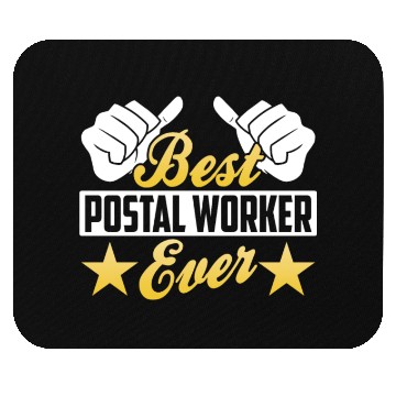 Discover Best Postal Worker Ever Courier Mailman Postman Mouse Pads