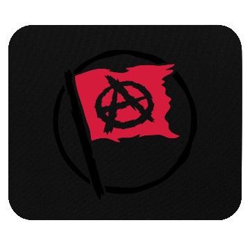 Discover design anarchy flag symbol Mouse Pads