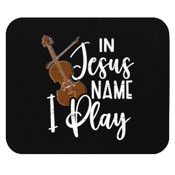 Discover Jesus Name Violin Musician Music Violinist Mouse Pads
