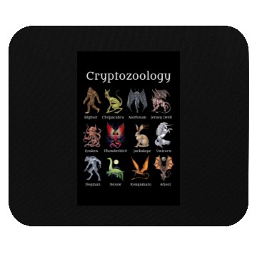 Discover Cryptozoology Cryptid Creatures Mouse Pads