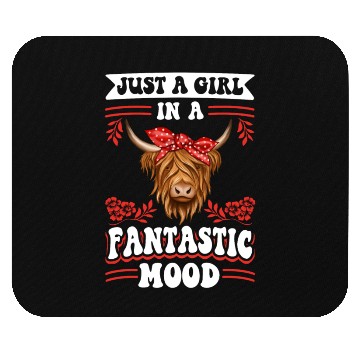 Discover Scottish Highland Cattle Cow Mouse Pads
