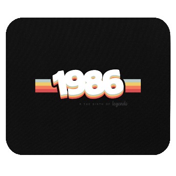 Discover 1986 the birth of legends Mouse Pads