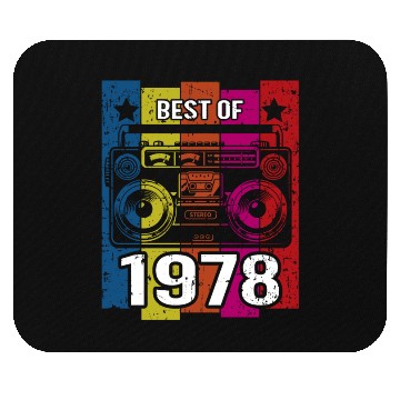 Discover Best of 1978 Stereo Radio Cassette Player Birthday Mouse Pads