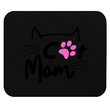 Discover Best Cat Mom Ever with Paw for Mother Mouse Pads