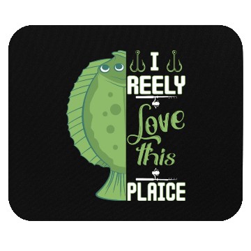 Discover Plaice Fish Mouse Pads