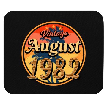 Discover 40th Birthday August 1982 Mouse Pads