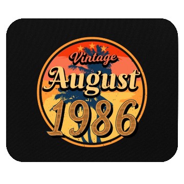 Discover Born 1986 In August Mouse Pads