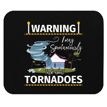 Discover Warning Tornadoes Tornado Storm Chaser Mouse Pads