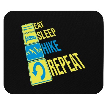 Discover Daily Repeat Hiking Mountains Mouse Pads
