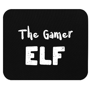 Discover The Gamer Elf - Christmas Elf Mouse Pads