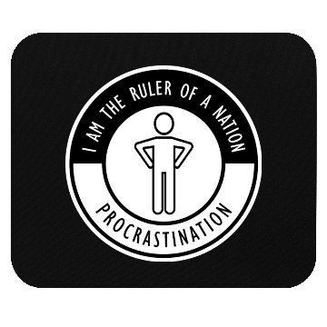 Discover DWX- PROCRASTINATION Mouse Pads