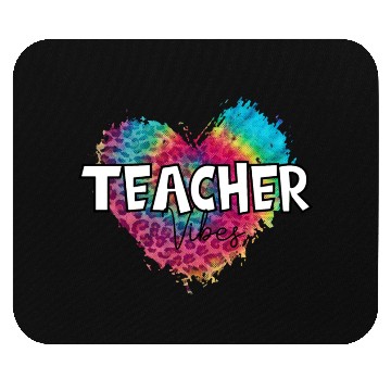 Discover Teacher, Heart Mouse Pads