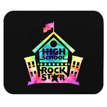 Discover High School Rock Star Back to School Mouse Pads