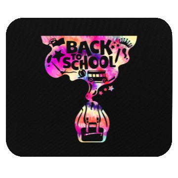 Discover Backpack School Bus Back to School Mouse Pads