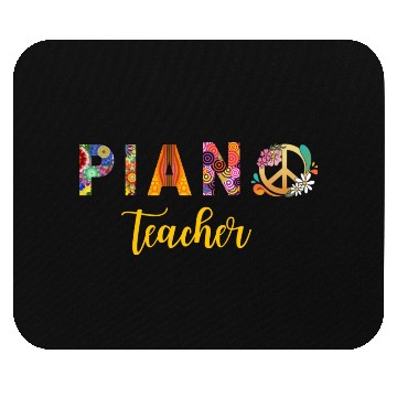 Discover Retro Piano Teacher Mouse Pads