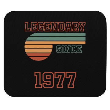 Discover 45th Birthday legendary since 1977 Mouse Pads