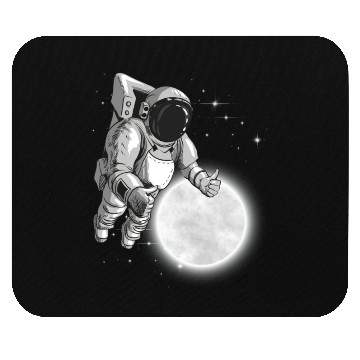 Discover Far From Moon - Astronaut Mouse Pads