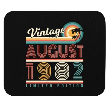 Discover 40th Birthday August 1982 Mouse Pads