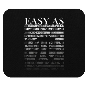 Discover Easy As 3 141592 Pi Day Math Nerd Gift Mouse Pads