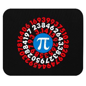 Discover Mathematician Captain Pi Superhero Math Nerd Geek Mouse Pads