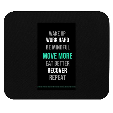 Discover Wake up, work hard Mouse Pads