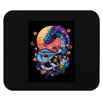 Discover Japanese Dragon Mouse Pads