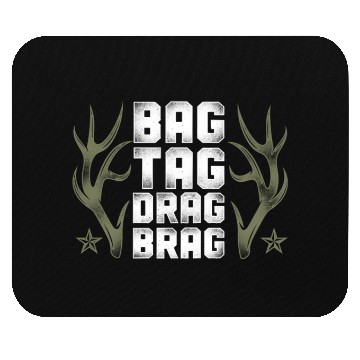 Discover Buck Deer Hunting Hunter Vintage Mouse Pads