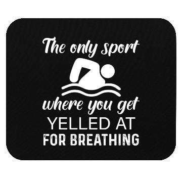 Discover Swimmer Swim Swimming Mouse Pads