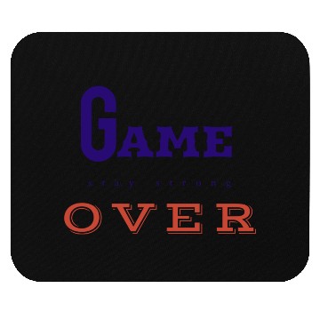 Discover Game over like attitude person. Mouse Pads