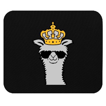 Discover King llama sunglasses stay Mouse Pads