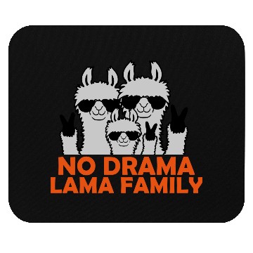 Discover No Drama Llama Family Mouse Pads