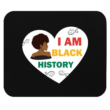 Discover I'M Black History Mouse Pads