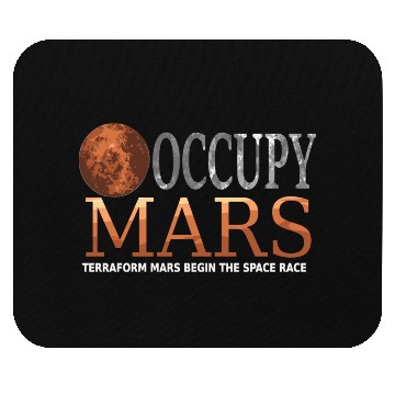 Discover Occupy Mars Terraforming Space Race Mouse Pads