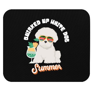 Discover quirky white boy summer Mouse Pads