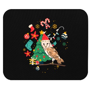 Discover Ugly Christmas Owl Mouse Pads