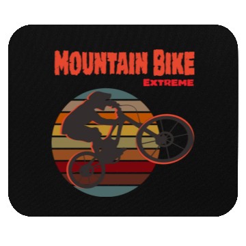 Discover Mountain Biker Art Mouse Pads
