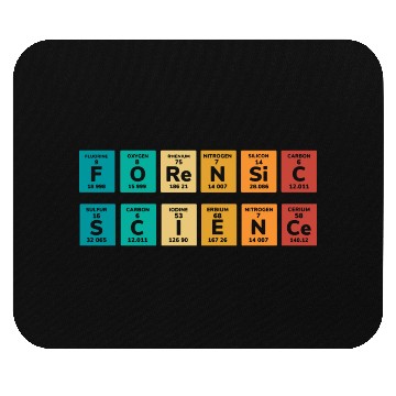 Discover Forensic Science Periodic Table Mouse Pads