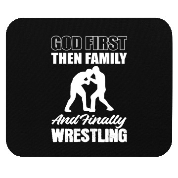 Discover Finally Wrestling Athlete Gift Mouse Pads