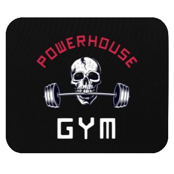 Discover Powerhouse Gym - Bodybuilding Workout Saying Mouse Pads