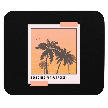 Discover Searching for Paradise - Polaroid Picture Mouse Pads