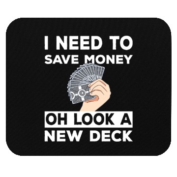 Discover Oh Look a New Deck | Trading Card Game Design Mouse Pads