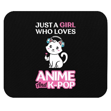 Discover Just A Girl Who Loves k=pop Mouse Pads