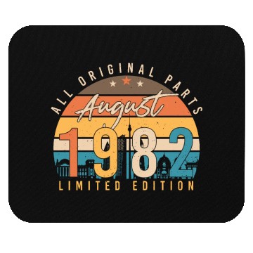 Discover 40th Birthday August 1982 Mouse Pads