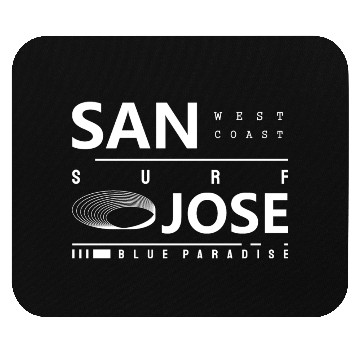 Discover San Jose Urban Street Design Mouse Pads