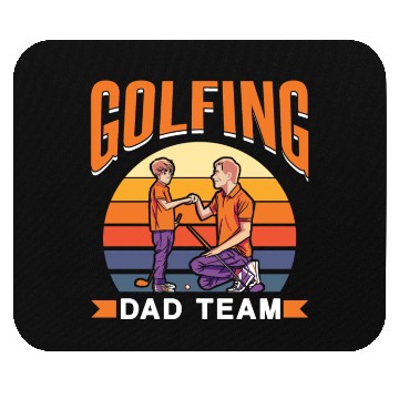 Discover Golfing Dad Team Golfer Golf Father's Day Father Mouse Pads
