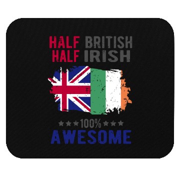 Discover Half British Half Irish Mouse Pads