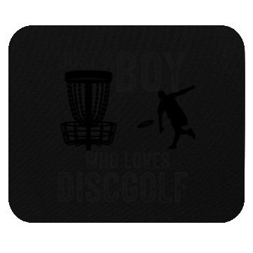 Discover Boy Who Loves Disc Golf Vintage Ultimate Frisbee Mouse Pads