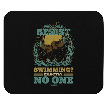 Discover To swim Mouse Pads