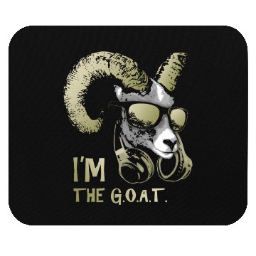 Discover I'm The Goat Bling Cool and Funny Music Animal Mouse Pads