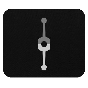 Discover Reflection Half Guitar Guitarist Mouse Pads